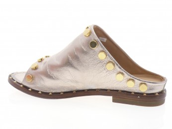 la bottega di lisa - Mule 4127 B. - LAMÉ NUDE
