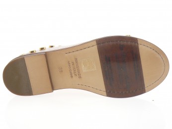 la bottega di lisa - Mule 4127 B. - LAMÉ NUDE