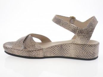 brunate - Nu pied SD531 - PYTHON BEIGE
