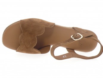 aliwell - Nu pied NOAM - DAIM COGNAC