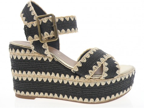 fiorina - Nu pied 144809 - NOIR BEIGE