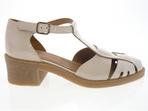 aliwell - Nu pied CAMBO - VERNIS ECRU