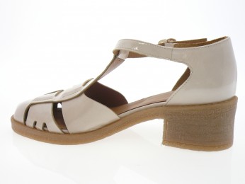 aliwell - Nu pied CAMBO - VERNIS ECRU