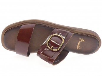 aliwell - Mule ESMA - VERNIS MARRON