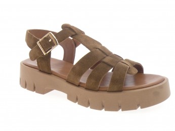 sms - Nu pied VADIA - DAIM MARRON CLAIR