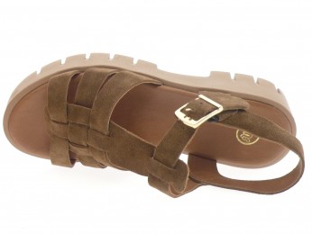 sms - Nu pied VADIA - DAIM MARRON CLAIR