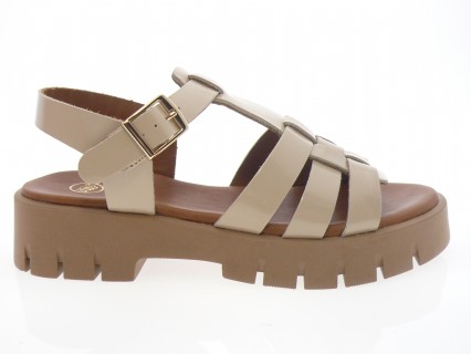 sms - Nu pied VADIA - VERNIS BEIGE