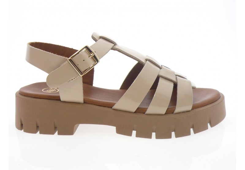 sms - Nu pied VADIA - VERNIS BEIGE