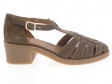 aliwell - Nu pied DOLORES - DAIM BEIGE