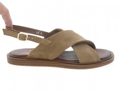 aliwell - Nu pied AMARA - DAIM BEIGE