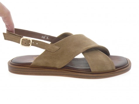 aliwell - Nu pied AMARA - DAIM BEIGE