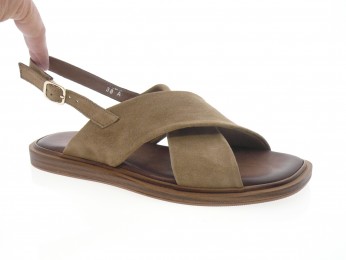 aliwell - Nu pied AMARA - DAIM BEIGE