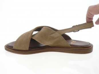 aliwell - Nu pied AMARA - DAIM BEIGE