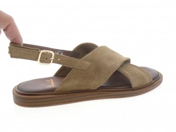 aliwell - Nu pied AMARA - DAIM BEIGE