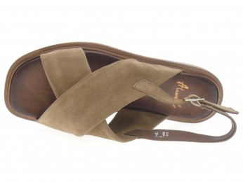 aliwell - Nu pied AMARA - DAIM BEIGE