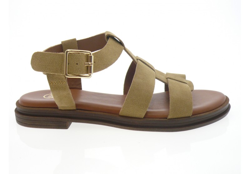 sms - Nu pied SAVIA - DAIM BEIGE