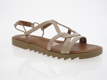 sms - Nu pied ALMA - VERNIS BEIGE