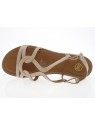 sms - Nu pied ALMA - VERNIS BEIGE