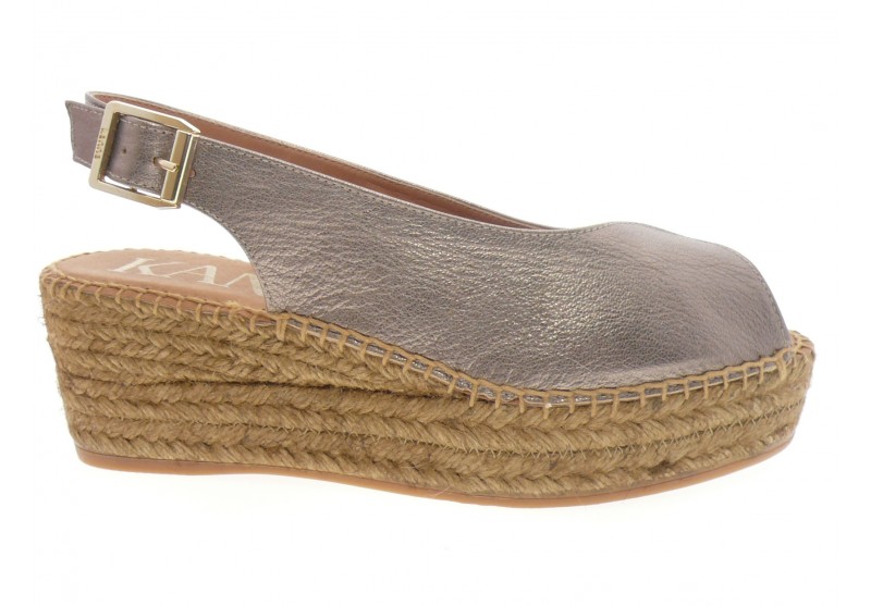 Kanna - Espadrilles 26089 - BRONZE