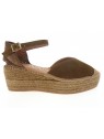 Kanna - Espadrilles 26090 - DAIM MARRON