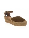 Kanna - Espadrilles 26090 - DAIM MARRON