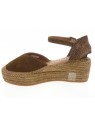 Kanna - Espadrilles 26090 - DAIM MARRON