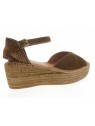 Kanna - Espadrilles 26090 - DAIM MARRON