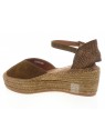 Kanna - Espadrilles 26090 - DAIM MARRON
