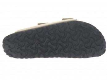 birkenstock - Nu pied ARIZONA RIVET - DAIM TAUPE