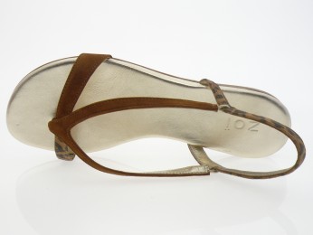 zoi - Nu pied Z3030 - DAIM MARRON