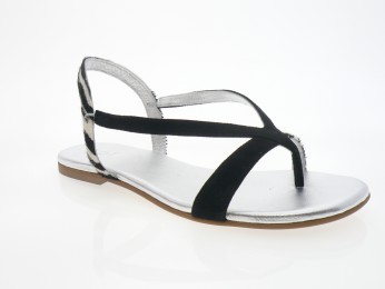 zoi - Nu pied Z3030 - DAIM NOIR