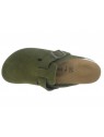 birkenstock - nu-pied BOSTON - DAIM VERT