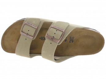 birkenstock - nu-pied ARIZONA H SFB - DAIM TAUPE