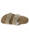 birkenstock - Nu pied ARIZONA SFB - DAIM KAKI