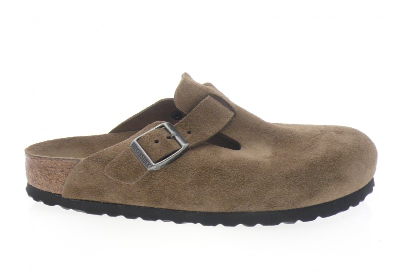birkenstock - Mule BOSTON F. - DAIM MARRON
