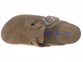birkenstock - Mule BOSTON F. - DAIM MARRON
