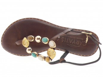 caryatis - Nu pied 62140 - MARRON