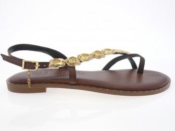 caryatis - Nu pied 621629 - MARRON