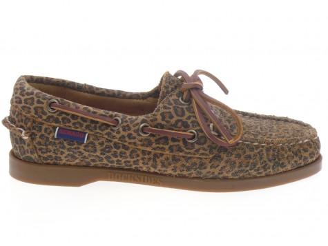 docksides - Bateau 74117QW - DAIM BEIGE LEOPARD