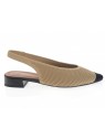 miss elastic - Ballerine 75071 - BEIGE NOIR
