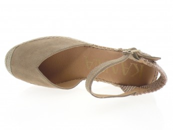Kanna - Espadrilles 26090 - DAIM BEIGE
