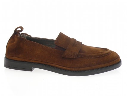 Xsa Alexandra - Mocassin 562 - DAIM COGNAC
