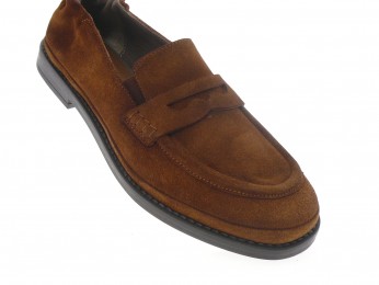Xsa Alexandra - Mocassin 562 - DAIM COGNAC
