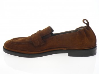 Xsa Alexandra - Mocassin 562 - DAIM COGNAC