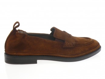 Xsa Alexandra - Mocassin 562 - DAIM COGNAC