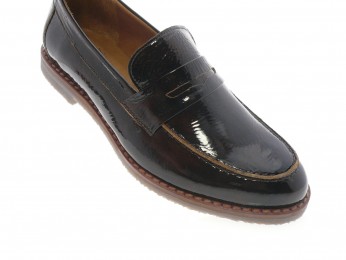 aliwell - Mocassin PARIZ - VERNIS MARRON