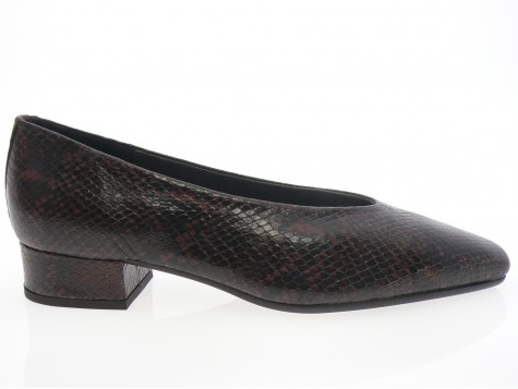 Reqins - Ballerine FAVORITE - PYTHON MARRON CLAIR
