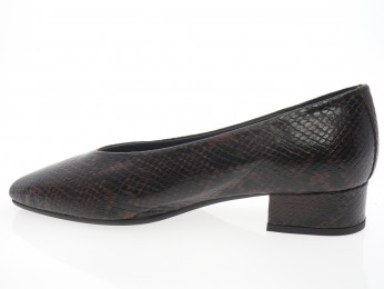 Reqins - Ballerine FAVORITE - PYTHON MARRON CLAIR