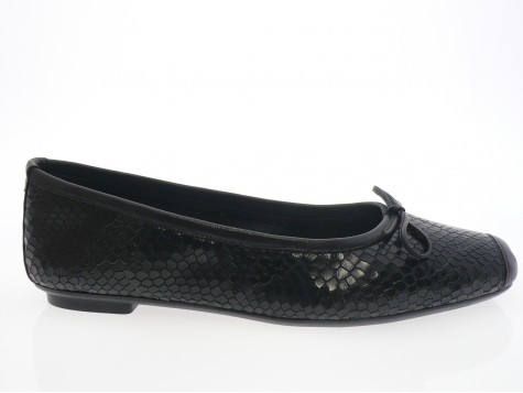 Reqins - Ballerine HARMONY - PYTHON NOIR