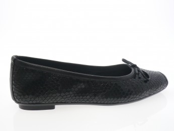 Reqins - Ballerine HARMONY - PYTHON NOIR